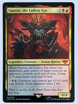 Sauron, the Lidless Eye FOIL / Magic MTG / Lord of the Rings - lotr - NM - Image 1