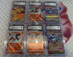 Pokemon Japanese Charizard CGC Graded 9 Bundle/Lot! 6 Cards! - Image 1