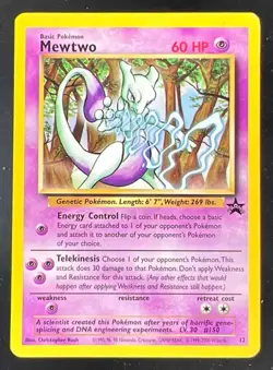 1999 Pokemon Wizards Black Star Promos #12 Mewtwo - Image 1