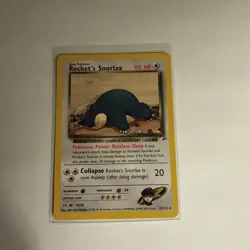 Pokemon TCG Rocket’s Snorlax 33/132 - Gym Heroes Rare 2000 WOTC LP - Image 4