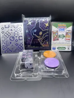 Pokemon Paldean Fates Elite Trainer Box Contents SLEEVES/DICE/CODE CARD/DIVIDERS - Image 1