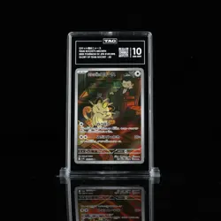 TAG 10 Team Rocket's Meowth AR 109/098 Glory of Team Rocket JP SV10 Pokemon - Image 1