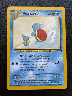 Pokemon TCG Wartortle 15/18 Southern Islands Promo Rare Card LP - Image 1