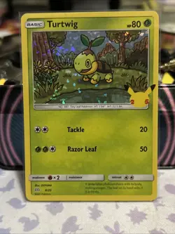 Turtwig Holo 4/25 - M/NM - Pokemon Card - 25th Anniversary Mcdonalds - Image 1