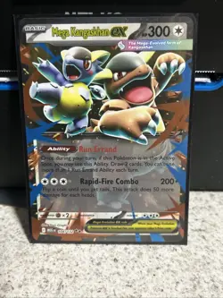 Mega Kangaskhan EX 104/132 - Double Rare - Pokemon Mega Evolution - NEAR MINT! - Image 1