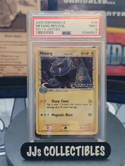 2005 Pokemon Metang Reverse Holo Foil 49/113 Delta Species PSA 9 CGC BGS - Image 1
