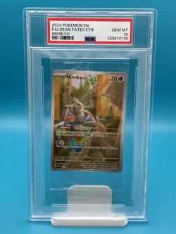 PSA 10 - 2024 POKEMON SCARLET & VIOLET BLACK STAR PROMO PALDEAN FATES MIMIKYU - Image 1