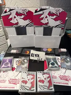Pokemon White Flare EMPTY ETB Elite Trainer Box *No Packs* X2 LOT - Image 1