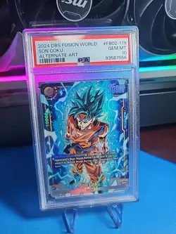 PSA 10 Dragon Ball Super World SON GOKU Alt Art FB02-119 - Image 1