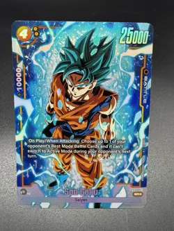 Dragon Ball Fusion World Son Goku SR FB02-119 Secret Rare Alternate Art NM/MT - Image 1