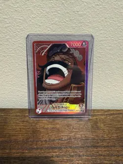 Near Mint Gol D. Roger OP13-003 Alt Art Leader - Image 1