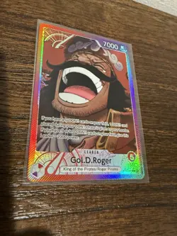 Near Mint Gol D. Roger OP13-003 Alt Art Leader - Image 3