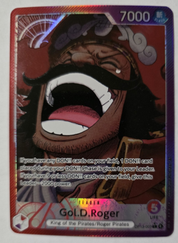 One Piece CCG - OP13-003 Gol.D.Roger Alt Art Leader NM ENGLISH - Image 1
