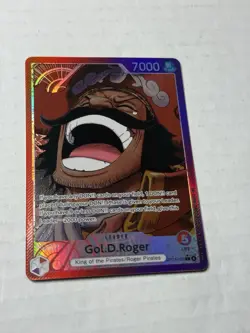 One Piece Carrying On His Will Near Mint Gol D. Roger OP13-003 Alt Art Leader - Image 1