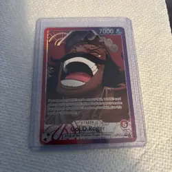 One Piece CCG Gol.D.Roger OP13-003 Leader Alt Art NM English - Image 3