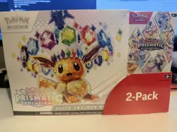 Pokemon TCG Prismatic Evolutions Costco 2 Pack - ETB & Booster Bundle Sealed New - Image 1