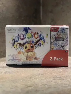Pokemon TCG Prismatic Evolutions Costco 2 Pack - ETB & Booster Bundle Sealed New - Image 1