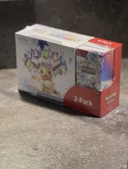 Pokemon TCG Prismatic Evolutions Costco 2 Pack - ETB & Booster Bundle Sealed New - Image 2