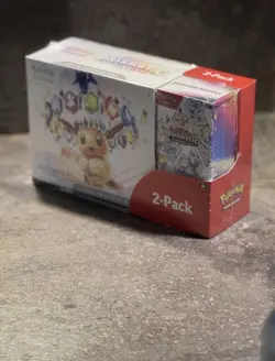 Pokemon TCG Prismatic Evolutions Costco 2 Pack - ETB & Booster Bundle Sealed New - Image 4