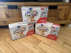 3x Pokemon TCG Prismatic Evolutions Costco 2 Pack - ETB & Booster Bundle Sealed - Image 1