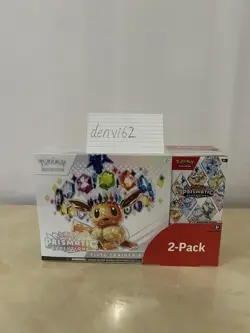 2x Pokemon TCG Prismatic Evolutions Costco 2 Pack - ETB & Booster Bundle Sealed - Image 4