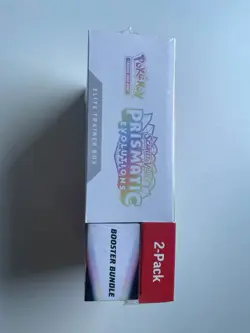 Pokemon TCG Prismatic Evolutions Costco 2 Pack - ETB & Booster Bundle Sealed New - Image 2