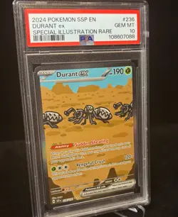 PSA 10 Durant ex 236/191 Special Illustration Rare Surging Sparks SSP ENG - Image 4
