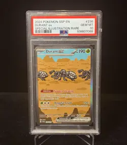 PSA 10 Durant ex 236/191 Special Illustration Rare Surging Sparks SSP ENG - Image 5