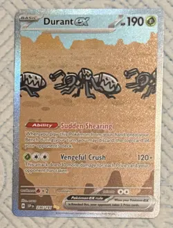 Pokemon TCG Durant EX Surging Sparks Special Illustration Rare Card 236/191 NM - Image 1