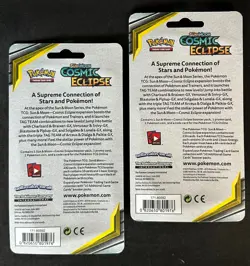 POKEMON SUN MOON COSMIC ECLIPSE BLISTER BOOSTER PACK NEW MISMAGIUS & TERRAKION - Image 2