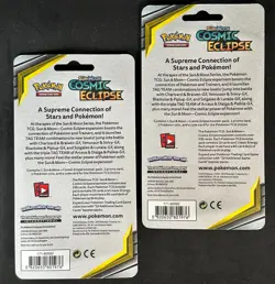 POKEMON SUN MOON COSMIC ECLIPSE BLISTER BOOSTER PACK NEW MISMAGIUS & TERRAKION - Image 2