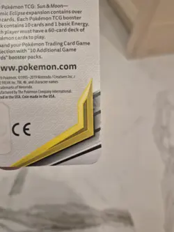 Pokemon Sun & Moon Cosmic Eclipse Sealed Blister Pack Mismagius Promo Coin - Image 5
