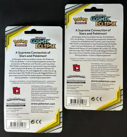 POKEMON SUN MOON COSMIC ECLIPSE BLISTER BOOSTER PACK NEW MISMAGIUS & TERRAKION - Image 2