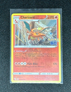 Charizard 010/078 Pokemon GO Reverse Holo Pokemon Card Free Ship - Image 1