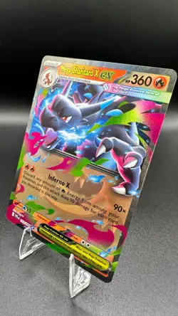 Pokemon Mega Charizard X ex 013/094 Phantasmal Flames Double Rare Holo TCG Card - Image 3