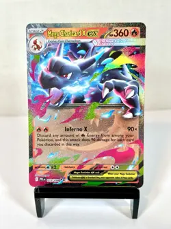 Pokemon TCG Mega Charizard X EX 013/094 Phantasmal Flames Double Rare Holo Card - Image 1
