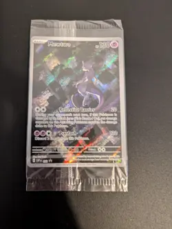 Mewtwo SVP 052 Scarlet Violet 151 Black Star Promo Pokemon TCG - NM! - Image 3