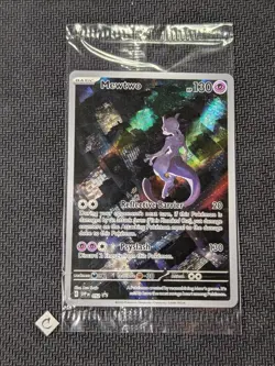 Mewtwo SVP 052 - Scarlet & Violet Promo Sealed Illustration Rare Pokemon TCG NM - Image 1