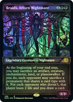 FOIL SHOWCASE Braids, Arisen Nightmare ~ Dominaria United [ NM ] [ Magic MTG ] - Image 1