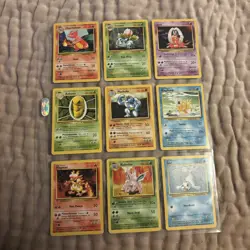 Base Set x40 Part Complete Job Lot Vintage Pokemon Cards Bundle WOTC NM/MP - Image 2
