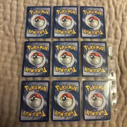 Base Set x40 Part Complete Job Lot Vintage Pokemon Cards Bundle WOTC NM/MP - Image 3