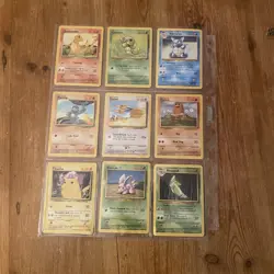 Base Set 37X Part Complete Job Lot Vintage Pokemon Cards Bundle WOTC NM/MP - Image 2