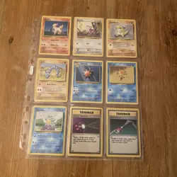 Base Set 37X Part Complete Job Lot Vintage Pokemon Cards Bundle WOTC NM/MP - Image 3