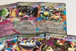 Job Lot Bundle of 8 Mega EX Holo Pokemon Cards - NM/M - Image 5