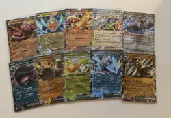 Job Lot Bundle of 10 Holo EX Pokemon Cards From Various Sets - NM/M - Image 1