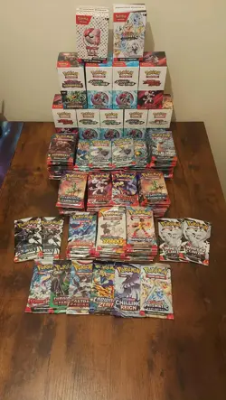POKEMON BULK 324 Open Packs Job Lot Bundle Mixed Cards 3250+ All Pack Fresh NM - Image 1