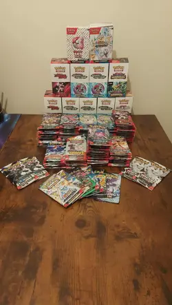 POKEMON BULK 324 Open Packs Job Lot Bundle Mixed Cards 3250+ All Pack Fresh NM - Image 2