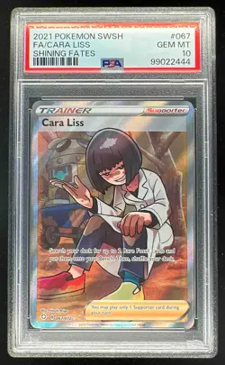 2021 Pokemon Sword & Shield Shining Fates #067/072 Cara Liss PSA 10 - Image 1
