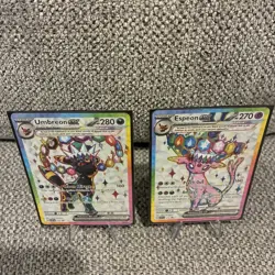 Pokemon TCG Umbreon Ex Espeon Ex Svp 175 176 Promo Pair NM Prismatic Evolution - Image 4