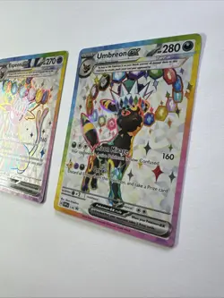 Pokemon TCG Umbreon Ex Espeon Ex Svp 175 176 Promo Pair NM Prismatic Evolution - Image 2